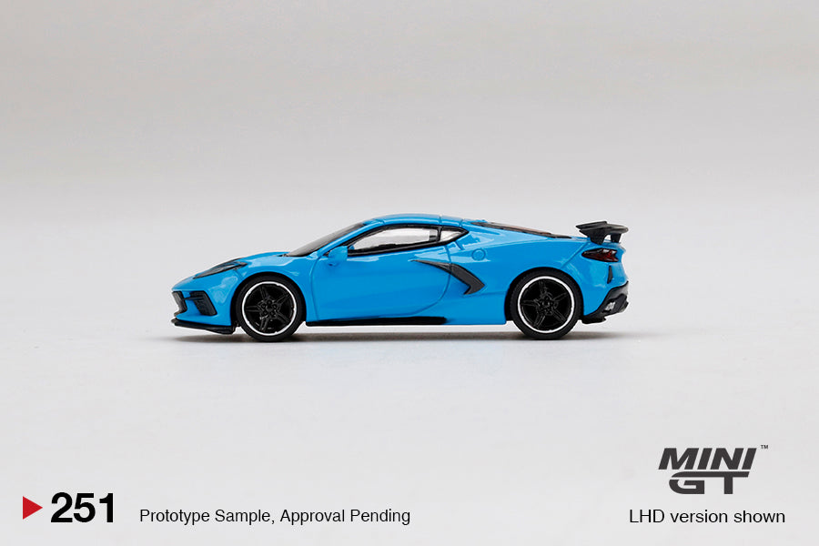 Mini GT - Chevrolet Corvette Stingray Rapid Blue - Scala 1/64 MGT00251