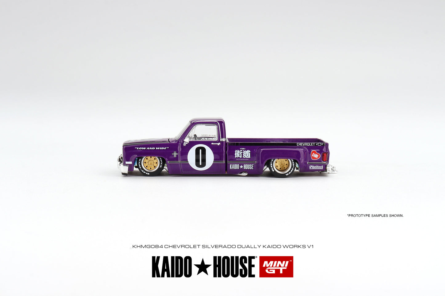 Mini GT - Chevrolet Silverado Dually KAIDO V1 - KAIDO HOUSE - Scala 1/64 KHMG084