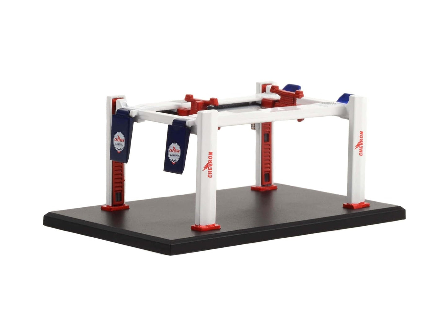 Greenlight Collectibles - Chevron - Four-Posts Lift Auto Body Shop - Scale 1/64