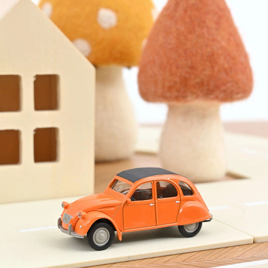 Norev - Citroen 2CV 1979 Mandarine Orange - Scale 1/64 Approx