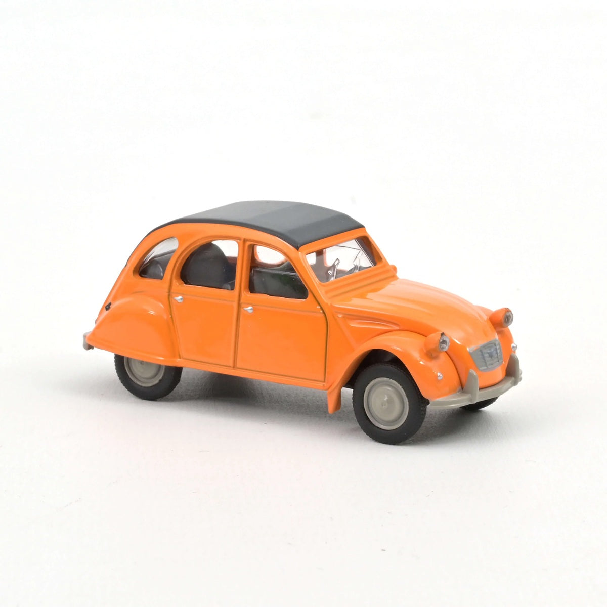 Norev - Citroen 2CV 1979 Mandarine Orange - Scale 1/64 Approx