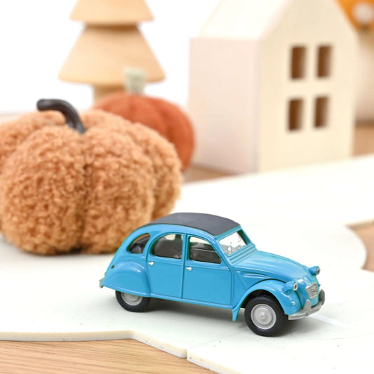 Norev - Citroen 2CV 1976 Petrel Blue - Scale 1/64 Approx.