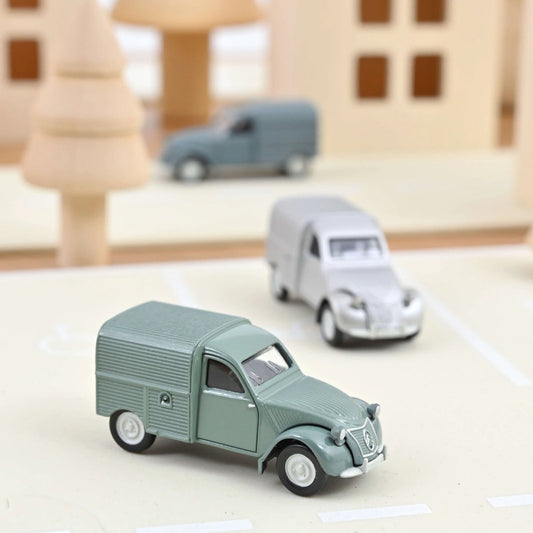Norev - Citroen 2CV Fourgonnette 1950 Green - Scale 1/64