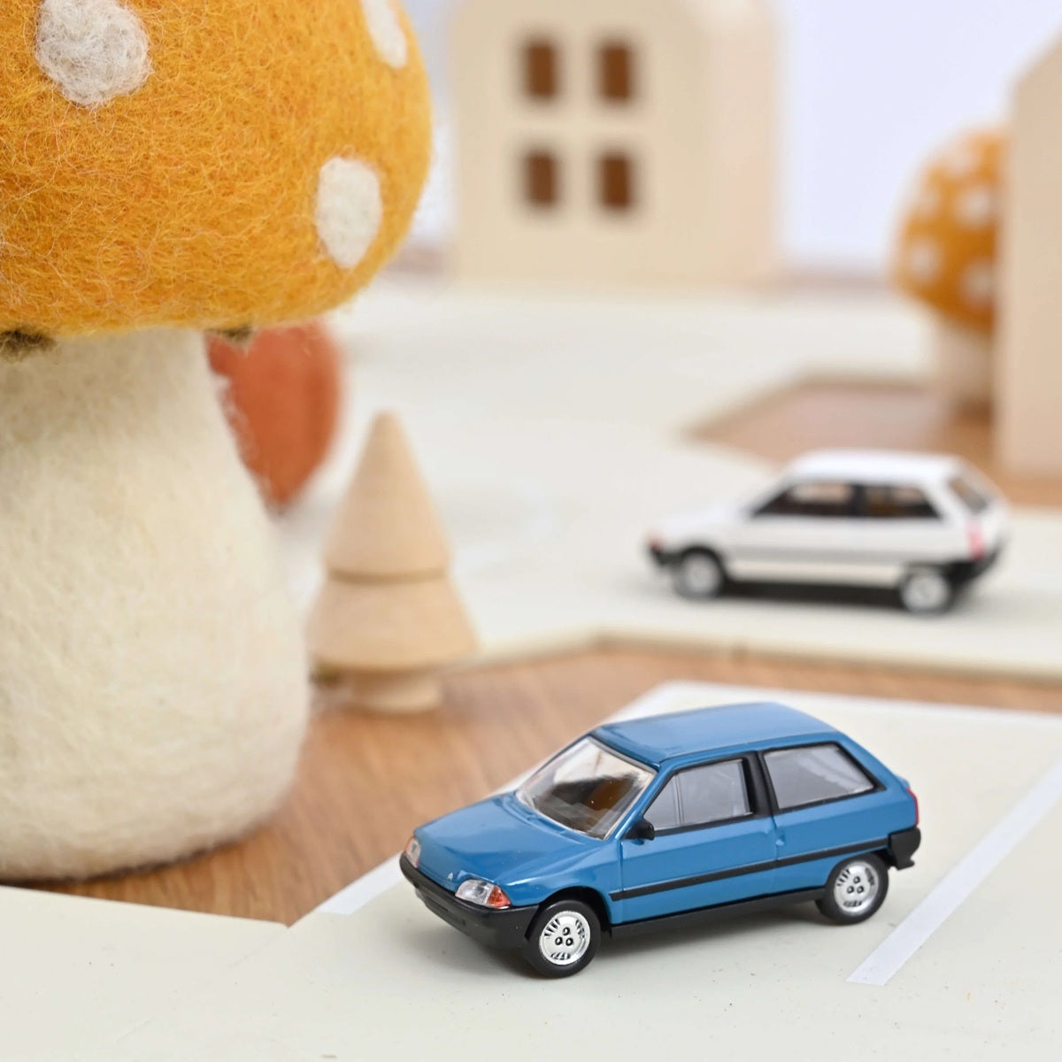 Norev - Citroen AX 3 doors Blue 1986 - Scale 1/64