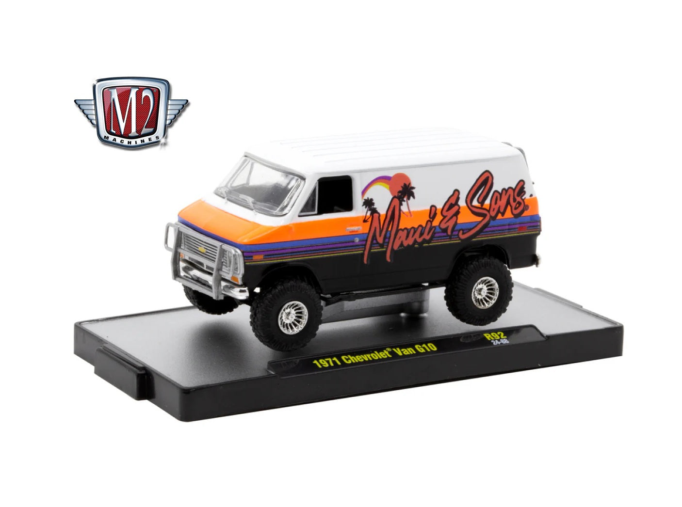 M2 Machines - Chevrolet Van G10 MAUI 1971 - Échelle 1/64