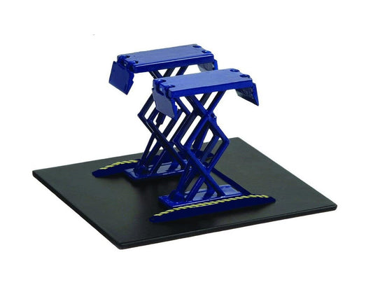 Greenlight Collectibles - Double Scissor Lifts blue - Scala 1/64