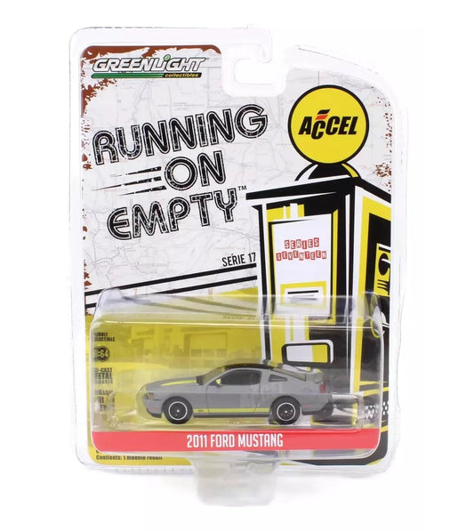 Greenlight - 2011 Ford Mustang Accel Series Running On Empty - 1/64 Scale