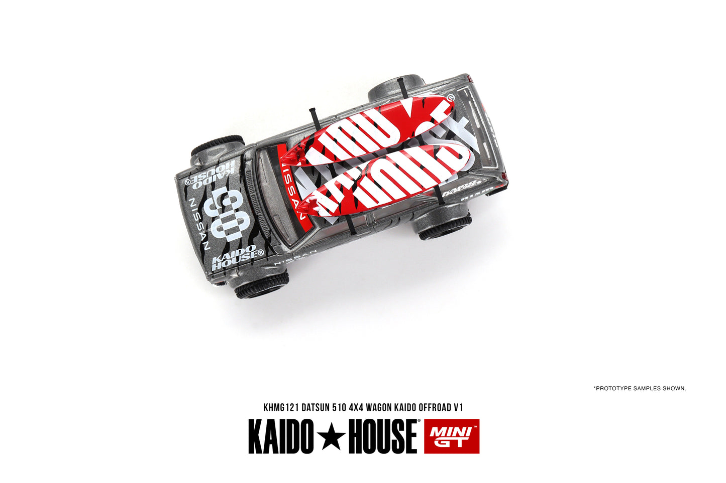 Mini GT - Datsun KAIDO 510 Wagon 4x4 Kaido Offroad V1 - KAIDO HOUSE - Scale 1/64 KHMG121