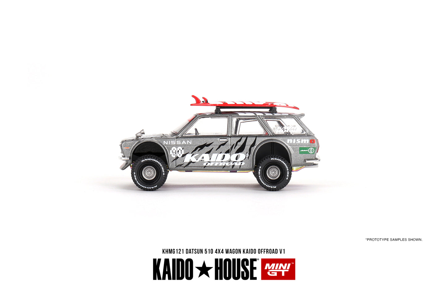Mini GT - Datsun KAIDO 510 Wagon 4x4 Kaido Offroad V1 - KAIDO HOUSE - Scale 1/64 KHMG121