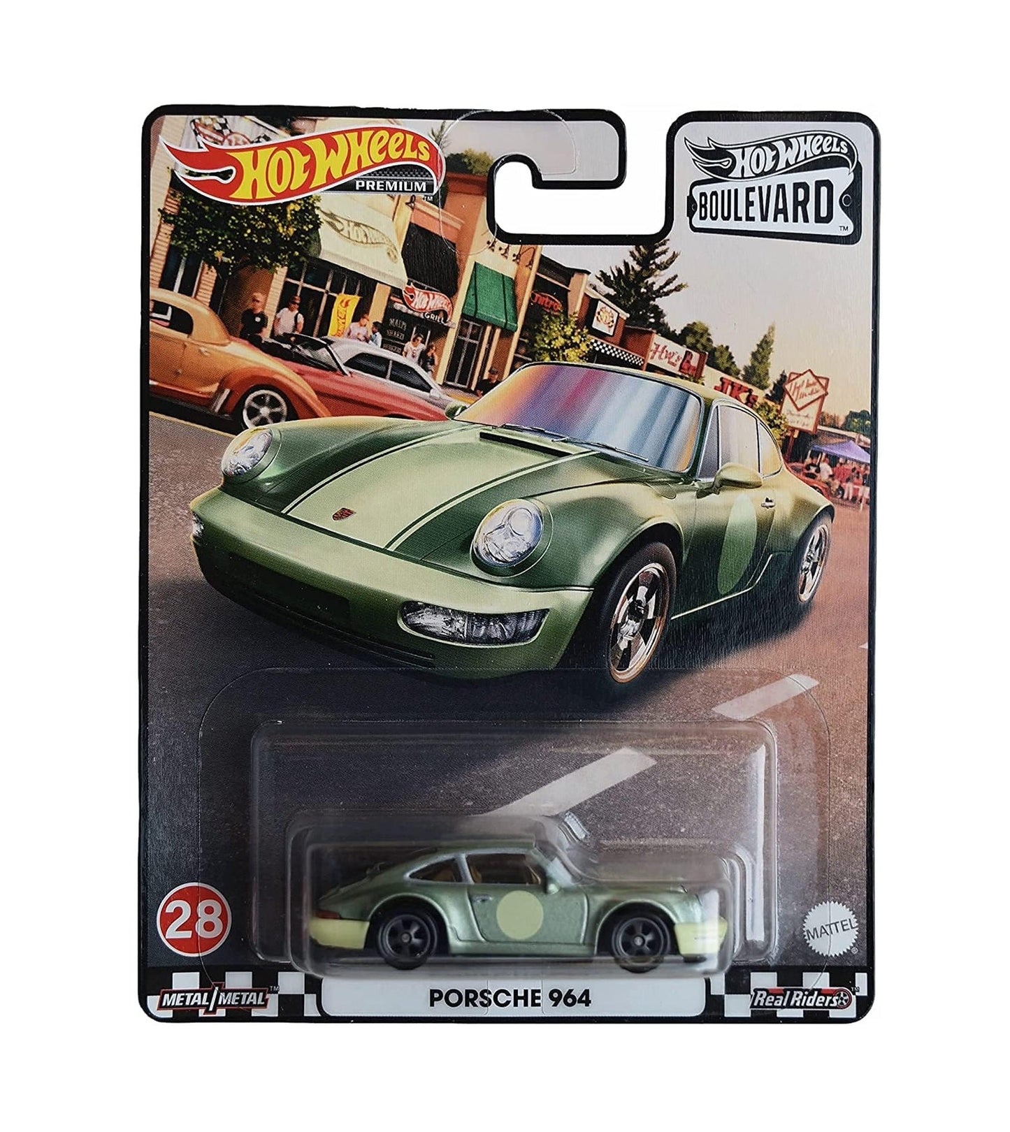 Hot Wheels Premium - Porsche 964 #28 - Series Boulevard - Scala 1/64
