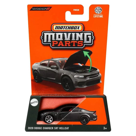 Matchbox Moving Parts - 2020 Dodge Charger SRT Hellcat - Approx. 1/64 Scale