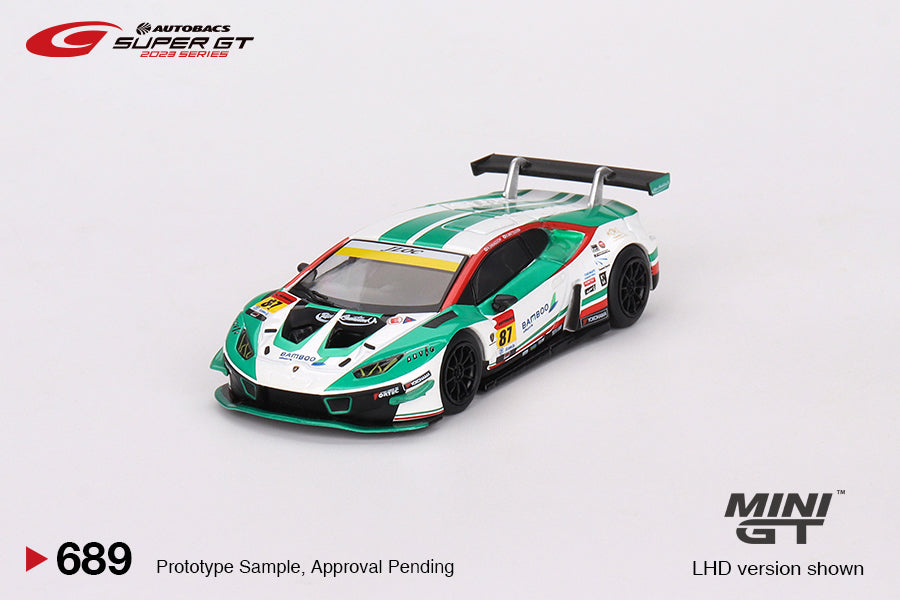 Mini GT - [Japan Exclusive] Lamborghini Huracán GT3 EVO2 #87 Blister Packaging - Scala 1/64 MGT00689-L