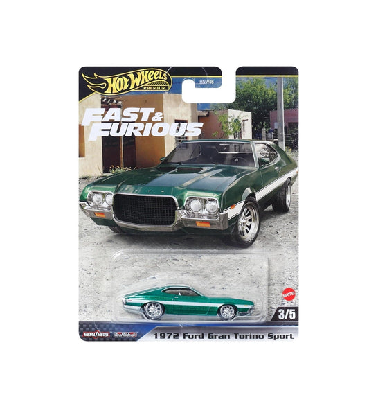Hot Wheels Premium - 1972 Ford Gran Torino Sport Fast & Furious - Scala 1/64