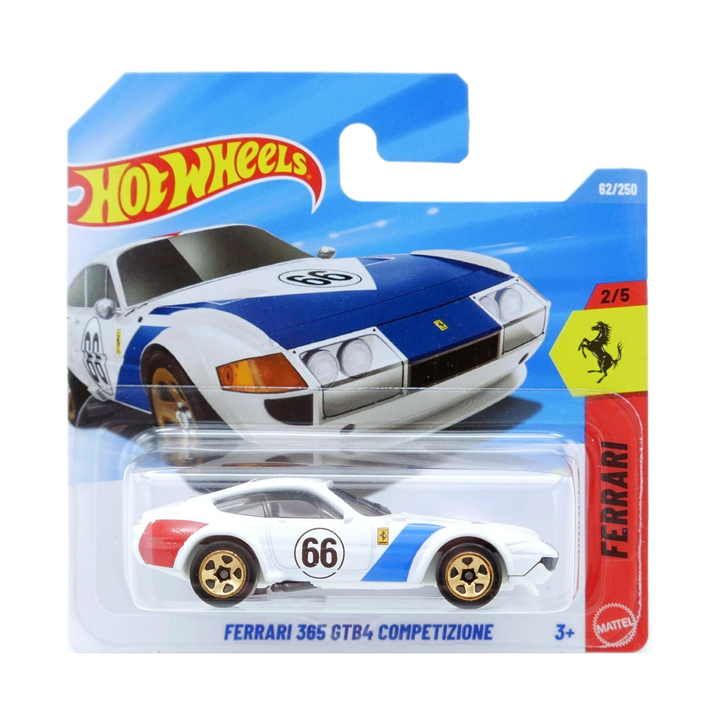 Hot Wheels - Ferrari 365 GTB4 Competizione - HW Ferrari 2/5 - Échelle 1/64 Approx.