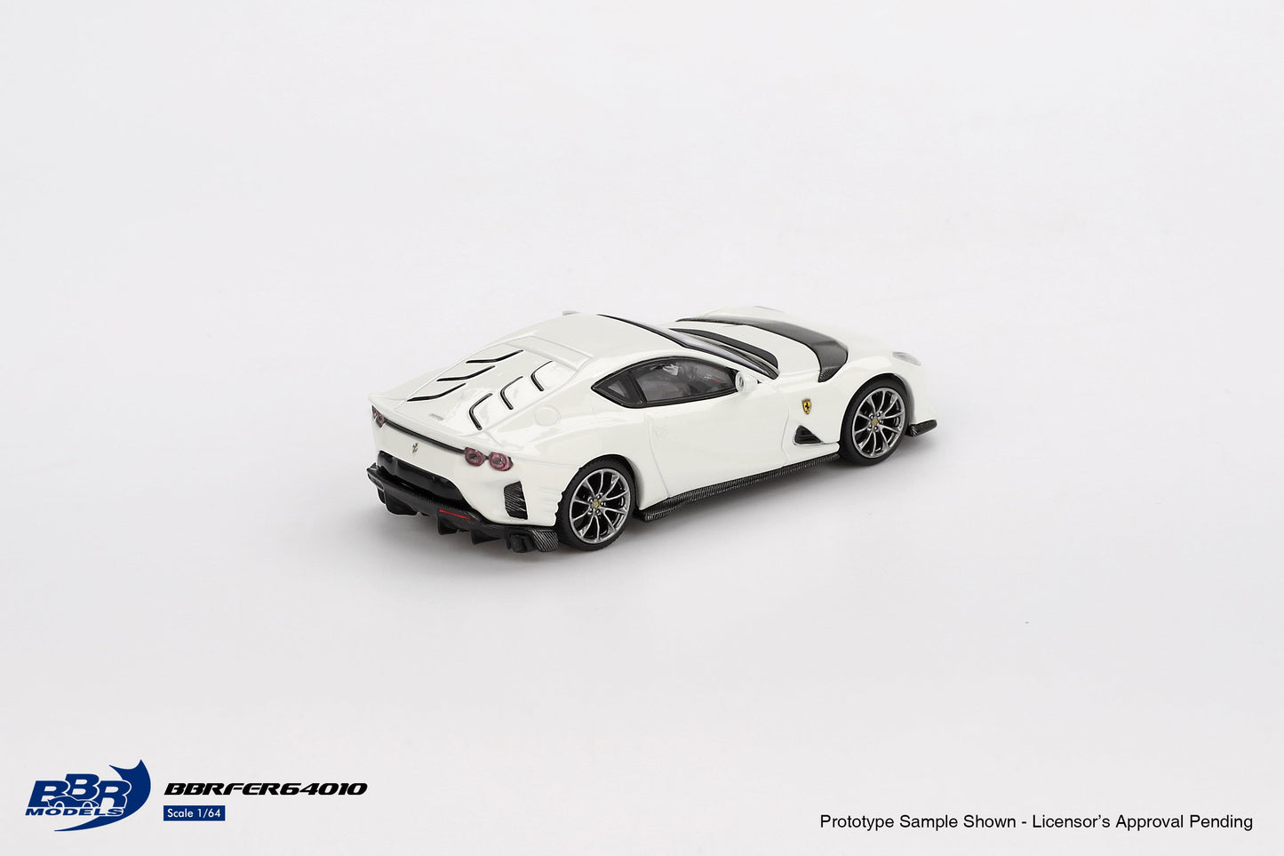 [PRE-ORDER] BBR Models - Ferrari 812 Competizione Bianco Avus 2024 - Scale 1/64 BBRDIE64010
