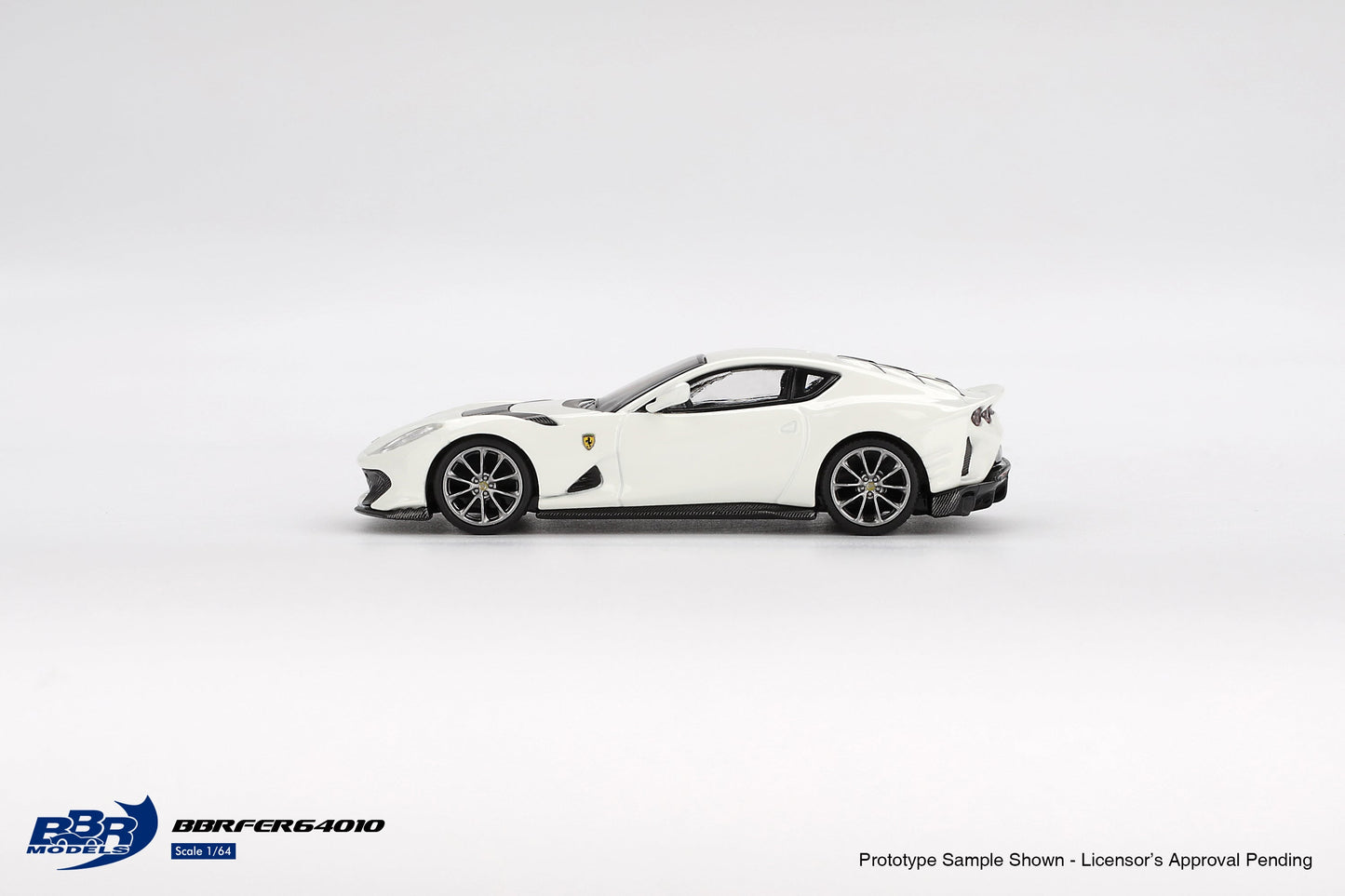 [PRE-ORDER] BBR Models - Ferrari 812 Competizione Bianco Avus 2024 - Scale 1/64 BBRDIE64010