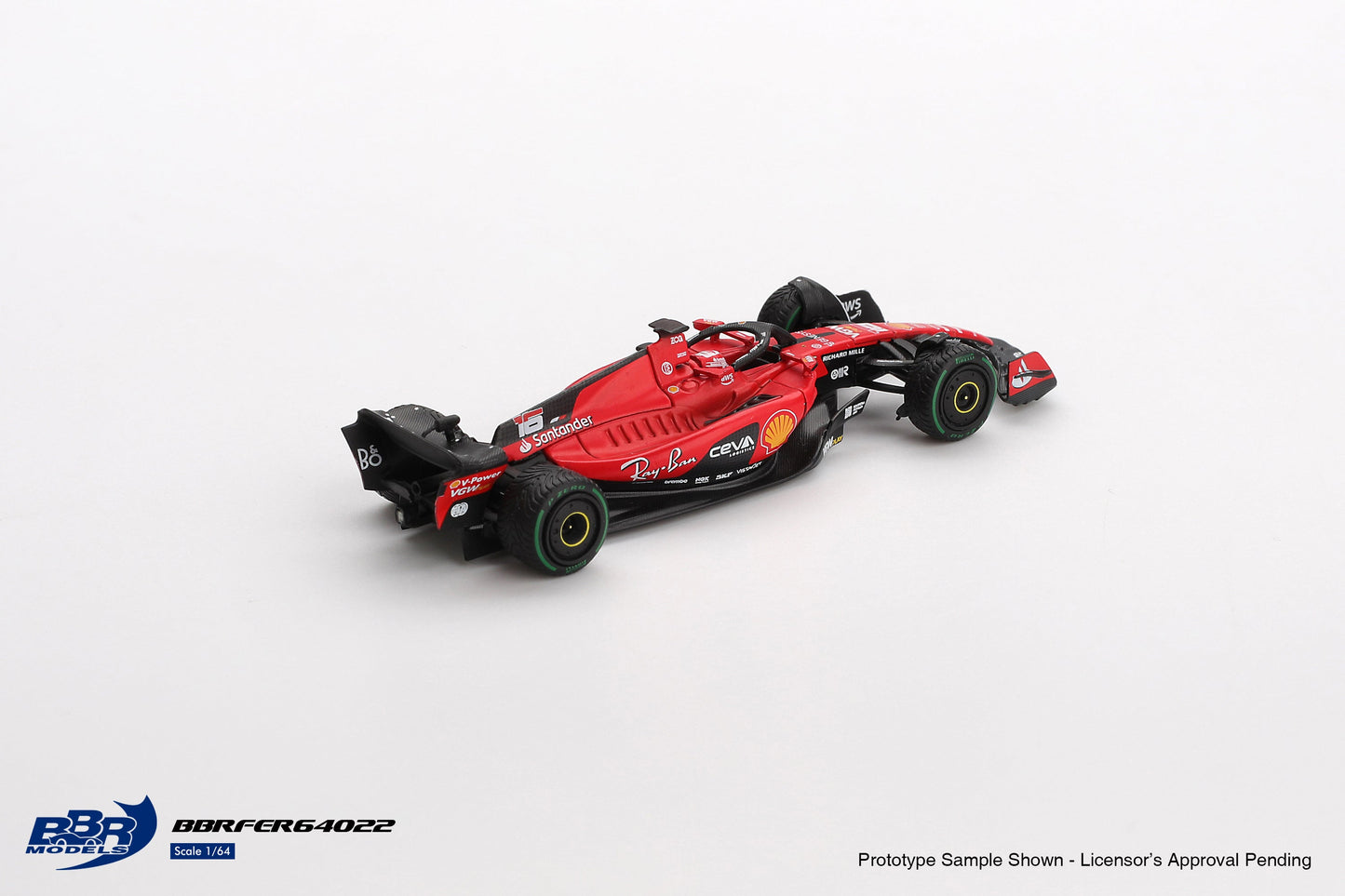[PRE-ORDER] BBR Models - Ferrari SF23 #16 Charles Leclerc Monaco GP 2023 - Scale 1/64 BBRDIE64022