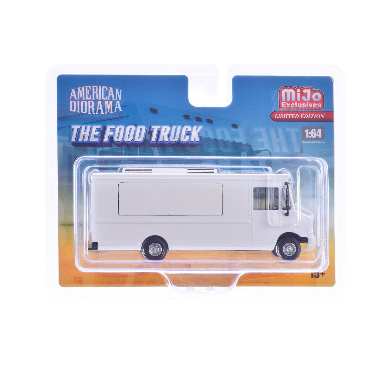 American Diorama - Food Truck Plain White - MiJo Exclusives - Scale 1/64 AD-70200MJ