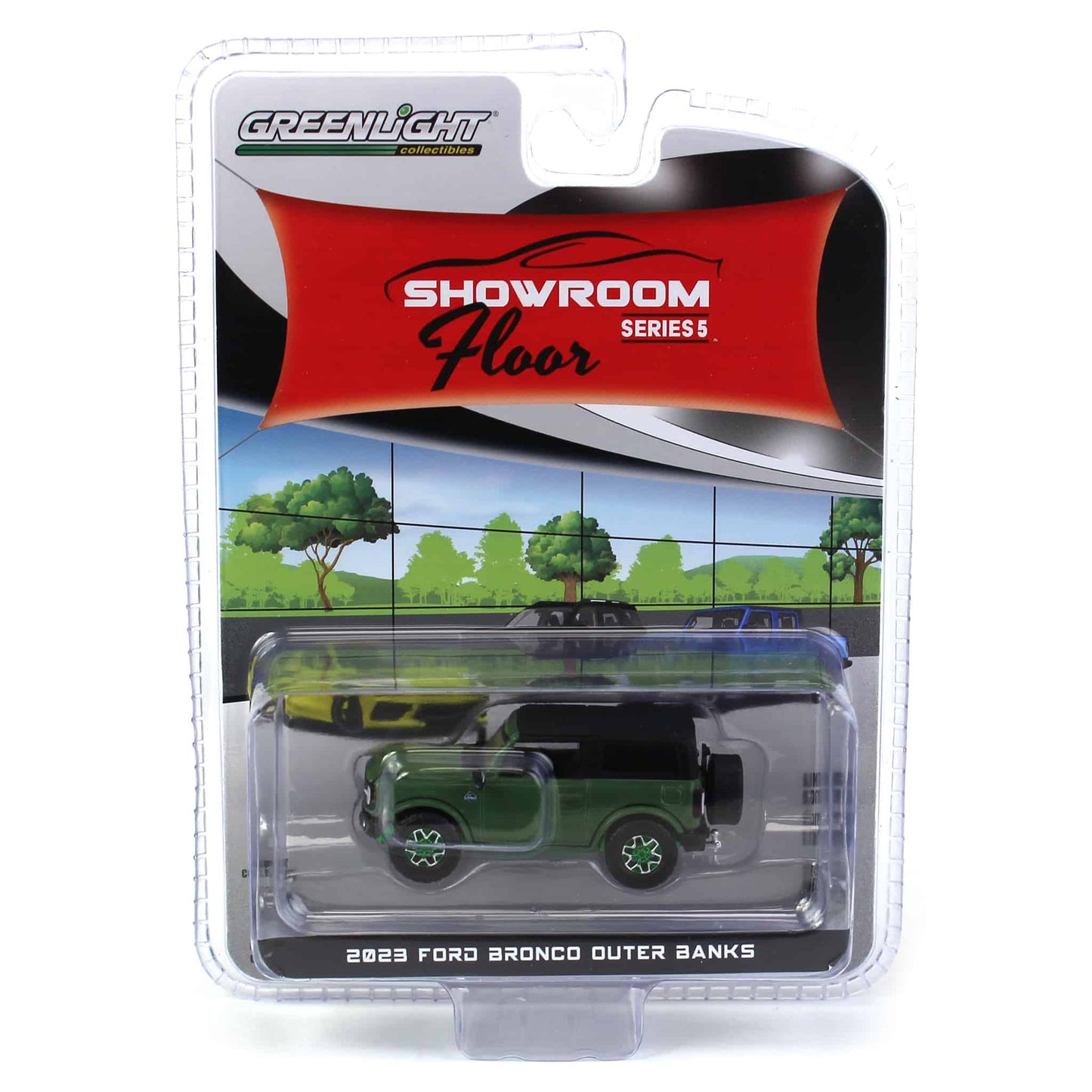 Greenlight - Ford Bronco Outer Banks 2023 Green - Greenlight - Scale 1/64
