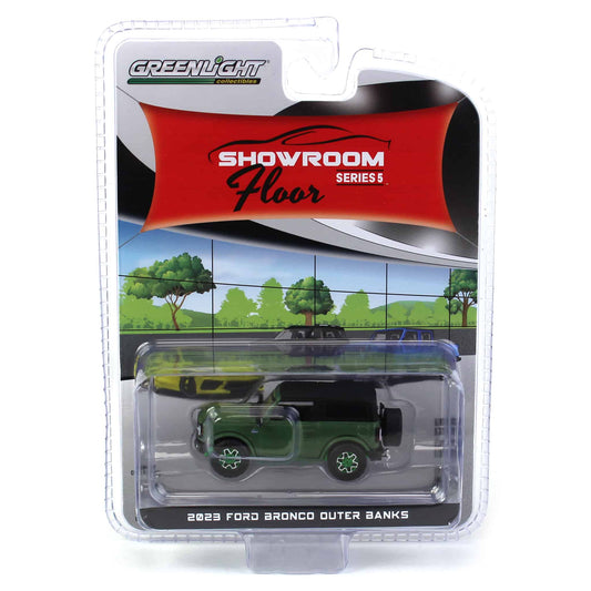 Greenlight - Ford Bronco Outer Banks 2023 Green - Greenlight - Scale 1/64