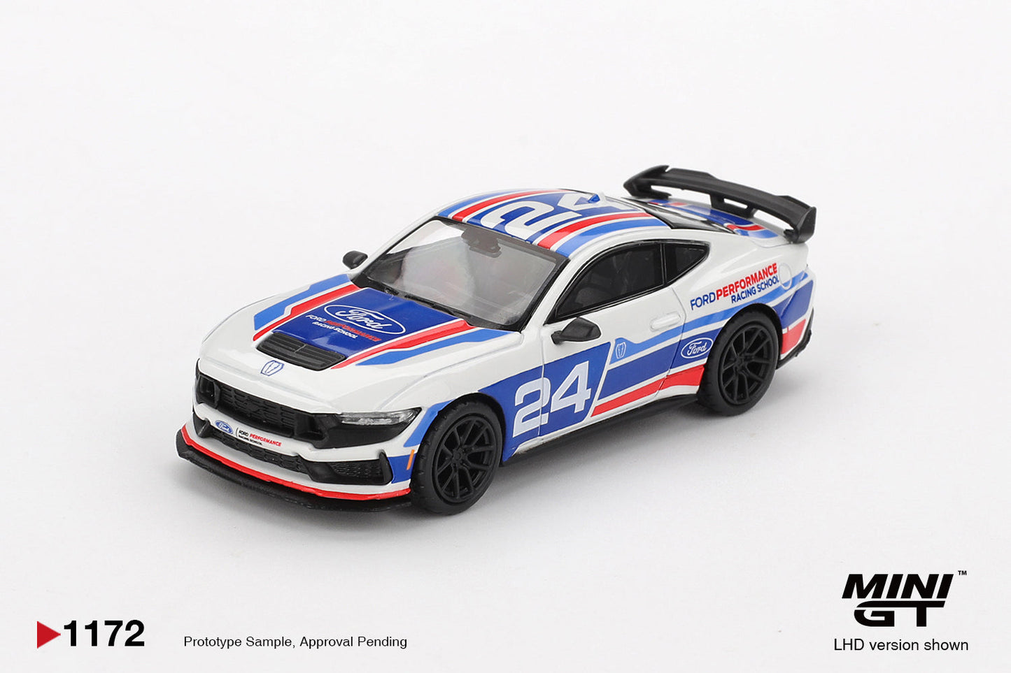 [PRÉCOMMANDE] - MINI GT - Ford Mustang Dark Horse n° 24 Ford Performance Racing School 2025 - Échelle 1/64 MGT01172-L