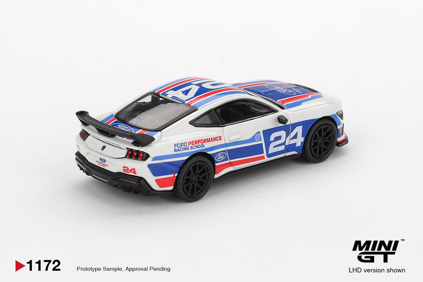 [PRÉCOMMANDE] - MINI GT - Ford Mustang Dark Horse n° 24 Ford Performance Racing School 2025 - Échelle 1/64 MGT01172-L