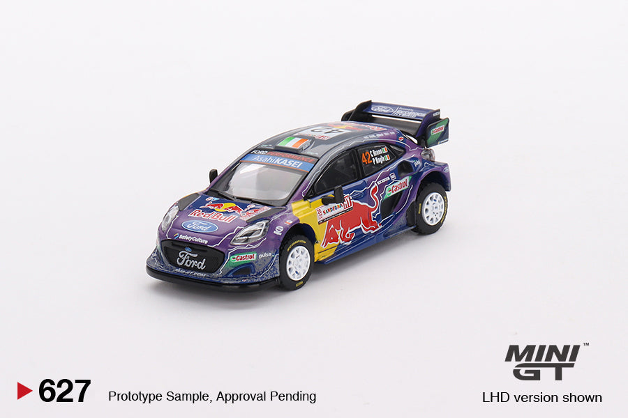 Mini GT - Ford Puma Rally1 #42 M-Sport Ford WRT 2022 Rally Italia Sardegna 2nd Place - Scale 1/64 MGT00627-L