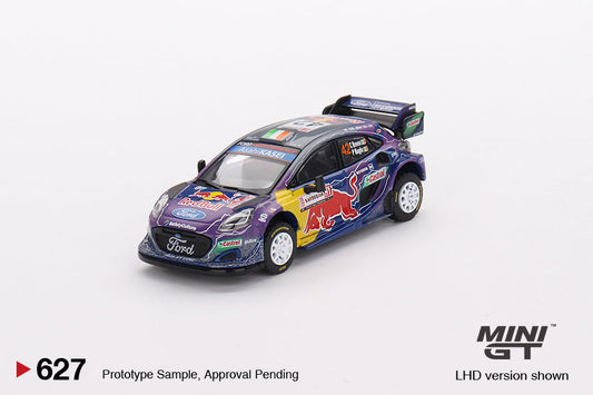 Mini GT - Ford Puma Rally1 #42 M-Sport Ford WRT 2022 Rally Italia Sardegna 2nd Place - Scala 1/64 MGT00627-L