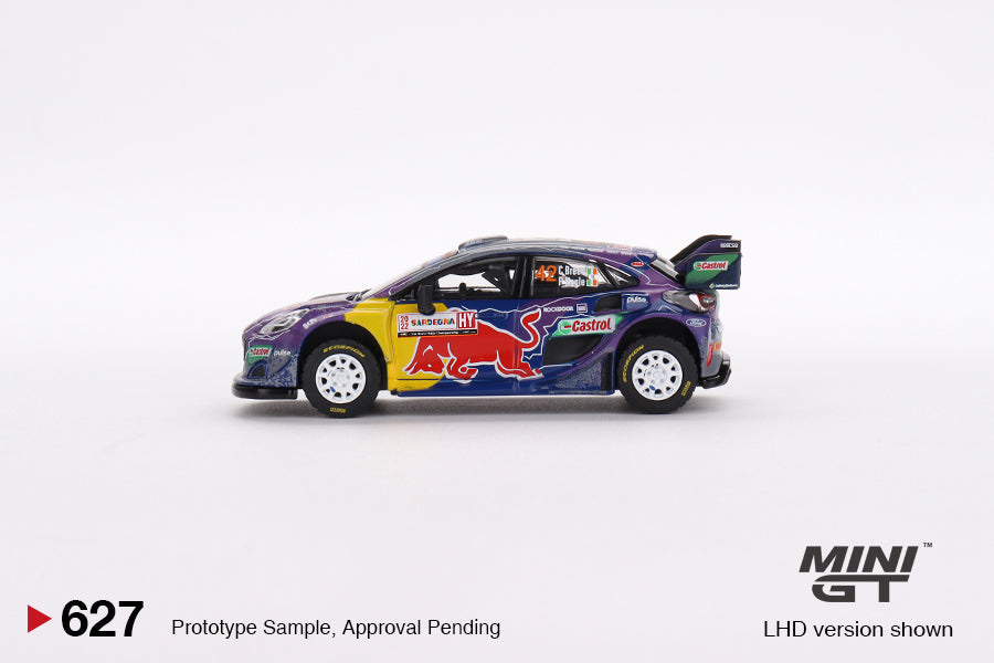 Mini GT - Ford Puma Rally1 #42 M-Sport Ford WRT 2022 Rally Italia Sardegna 2nd Place - Scale 1/64 MGT00627-L