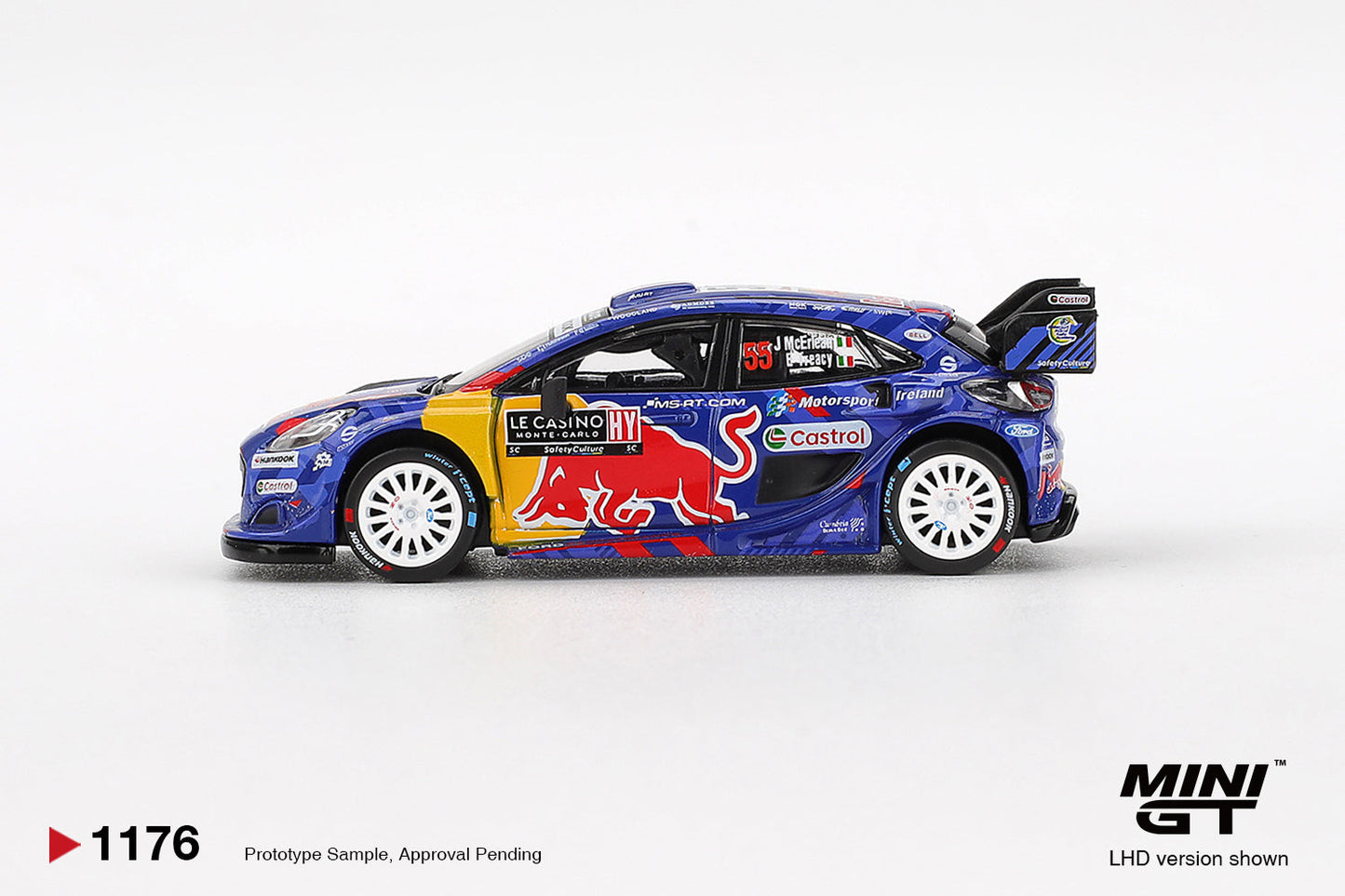 [PRE-ORDER] - Mini GT - Ford Puma Rally1 #55 M-Sport Ford WRT 2025 Rally Monte-Carlo 2025 - Scale 1-64 MGT01176-L