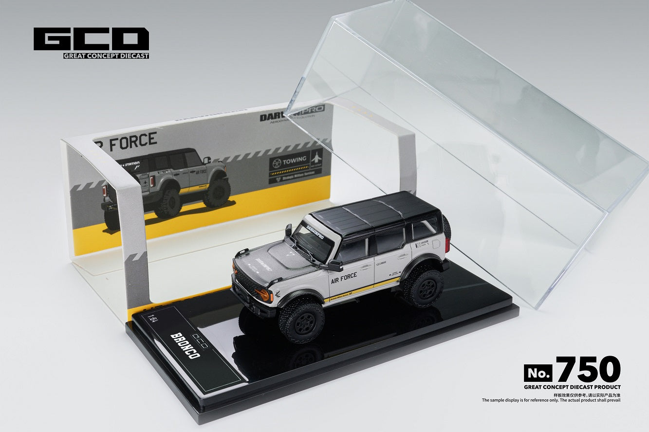 [PRE-ORDER] GCD - Ford Bronco DarwinPRO AIR FORCE Grey - Scala 1/64 KS-022-750