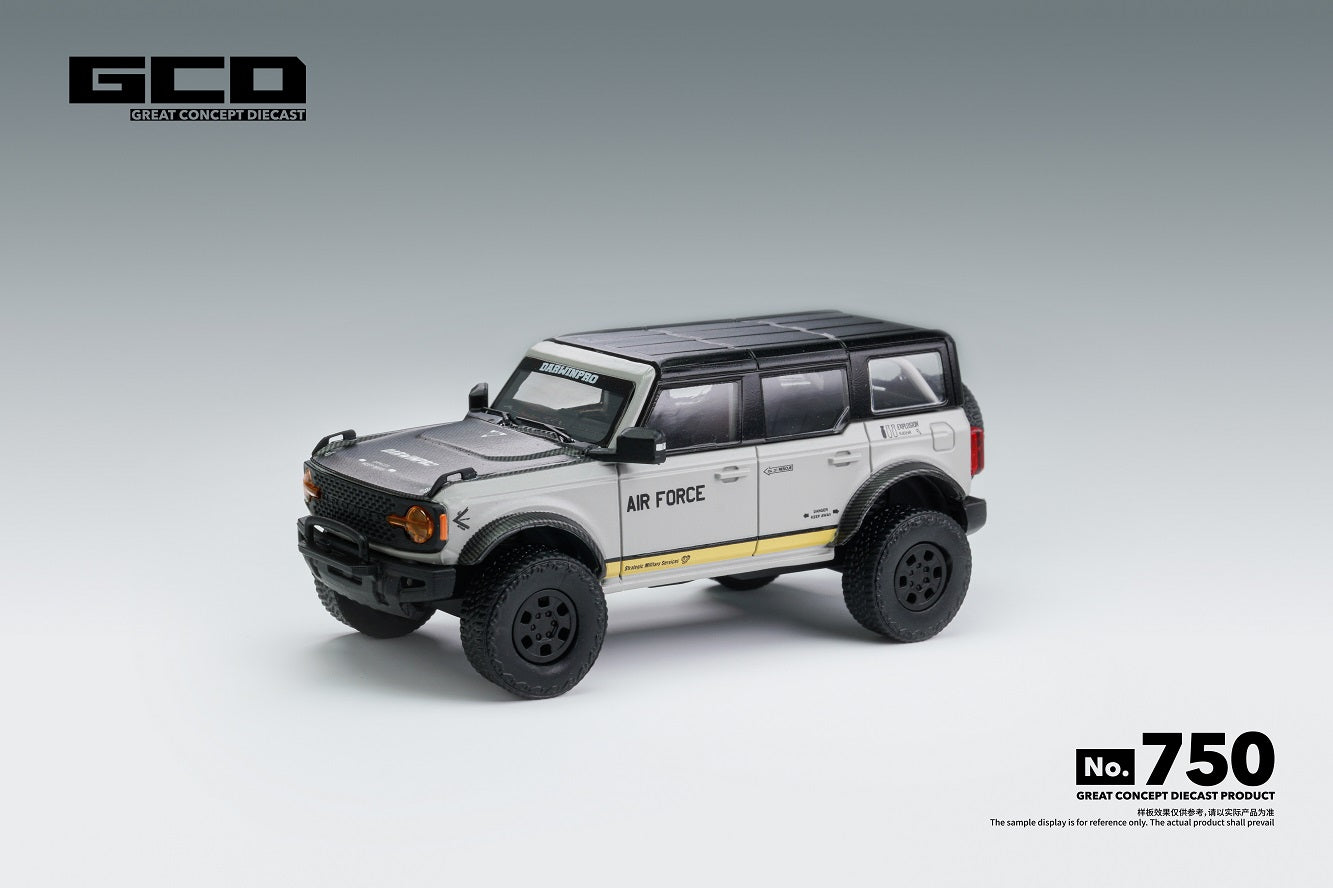 [PRE-ORDER] GCD - Ford Bronco DarwinPRO AIR FORCE Grey - Scala 1/64 KS-022-750