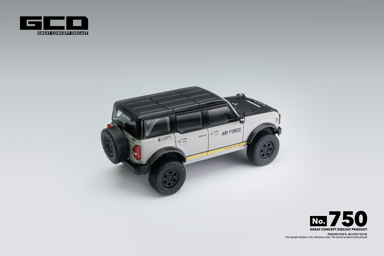 [PRE-ORDER] GCD - Ford Bronco DarwinPRO AIR FORCE Grey - Scala 1/64 KS-022-750