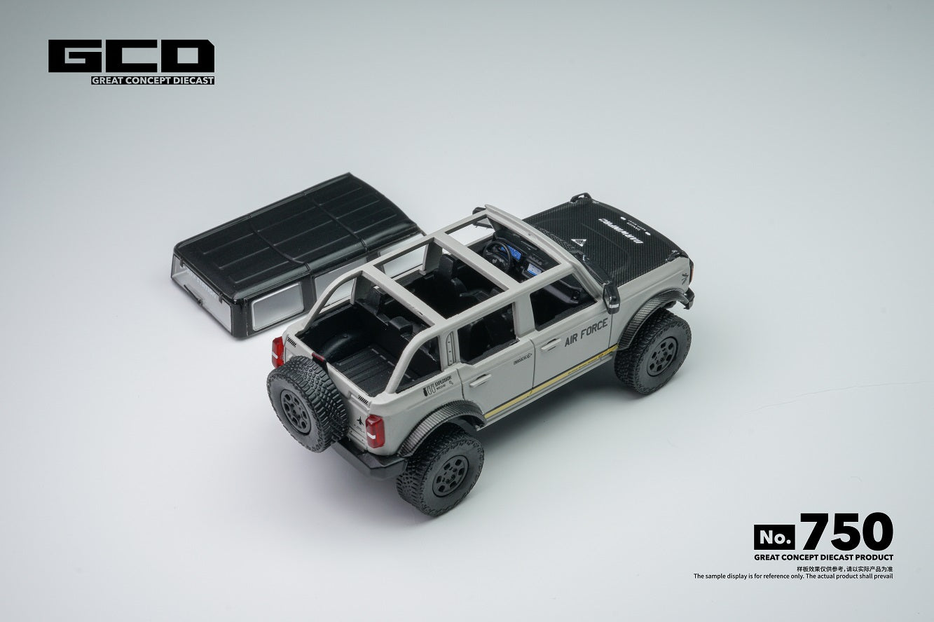 [PRE-ORDER] GCD - Ford Bronco DarwinPRO AIR FORCE Grey - Scala 1/64 KS-022-750