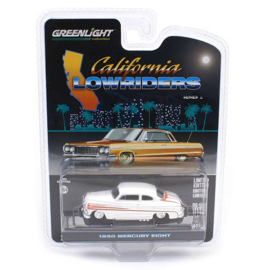 Greenlight Collectibles - 1950 Mercury Eight Coupe - California Lowriders Series - Scale 1/64