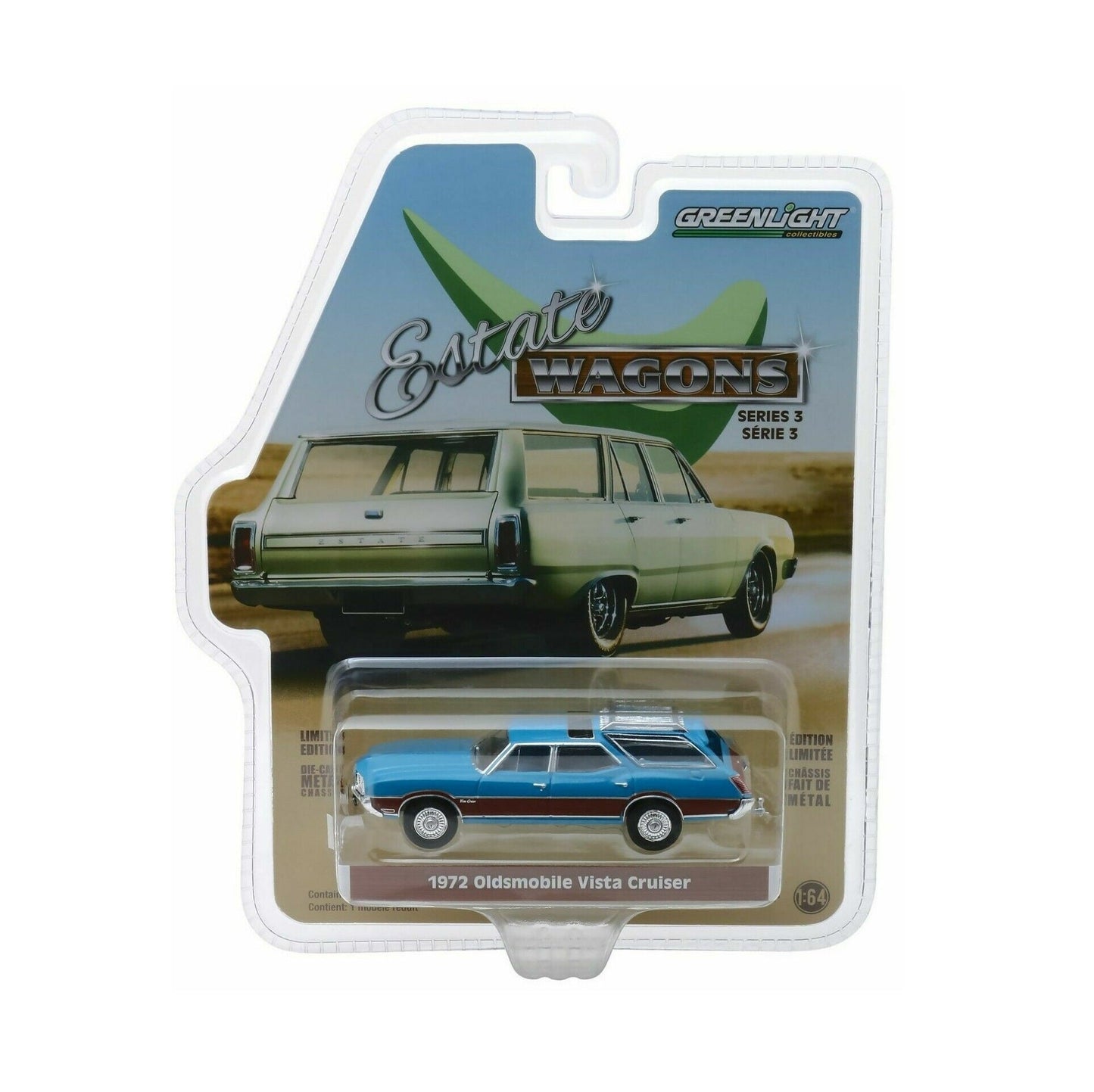 Greenlight Collectibles - 1972 Oldsmobile Vista Cruiser Estate Wagons Series - 1/64 Scale
