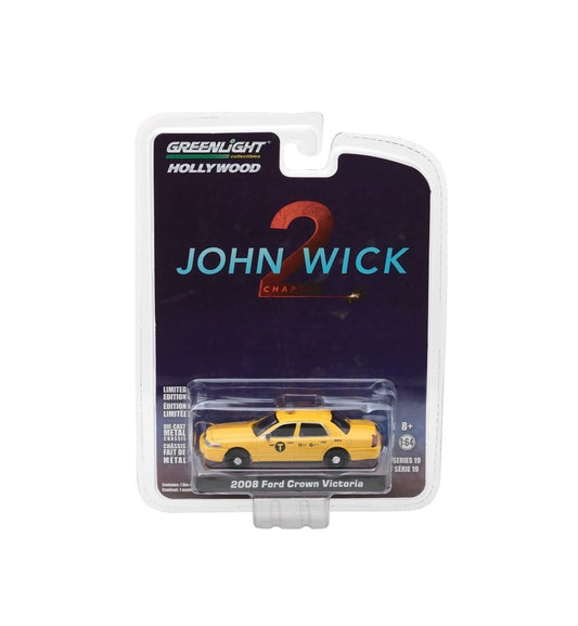 Greenligth Collectibles - 2008 Ford Crown Victoria Taxi "John Wick Chapter 2" - Scale 1/64