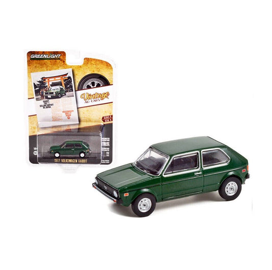 Greenlight Collectibles - 1977 Volkswagen Rabbit - Vintage AD Cars - Scale 1/64