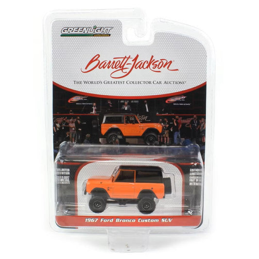 Greenlight - 1967 Ford Bronco Custom SUV (Lot #1267) - Series Barrett Jackson - Scale 1/64