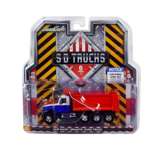 Greenlight - 2019 Mack Granite Dump Truck - Series SD Trucks - 1/64 Scale
