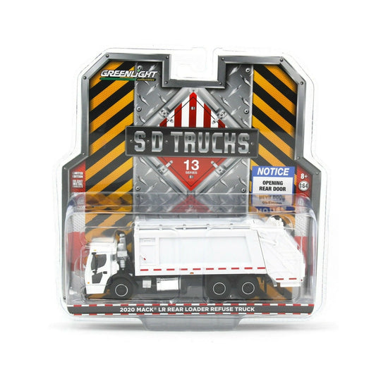 Greenlight - 2020 Mack LR Rear Loader Refuse Truck - Series SD Trucks - Greenlight - Scale 1/64