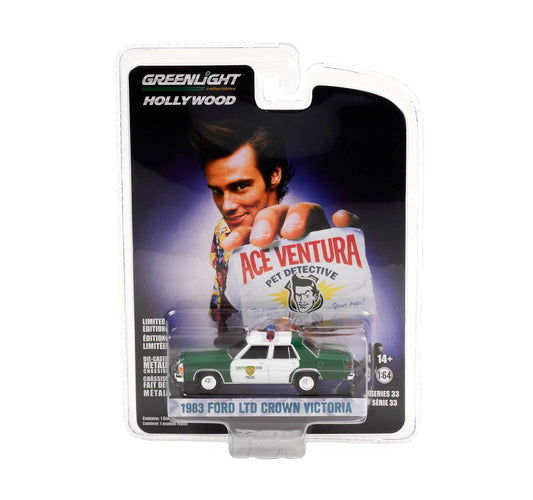 Greenlight Collectibles - 1983 Ford LTD Crown Victoria Ace Ventura - 1/64 Scale Hollywood Series