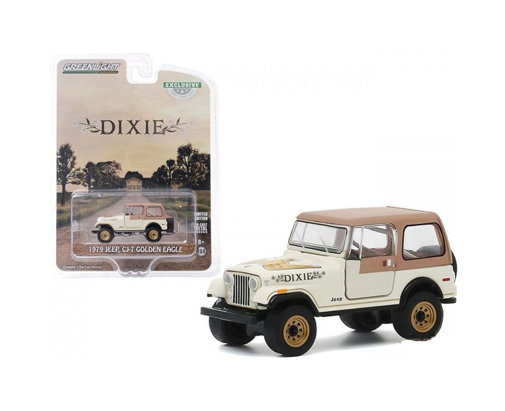 Greenlight Collectibles - 1979 Jeep CJ-7 Golden Eagle "Dixie" - 1/64 Scale