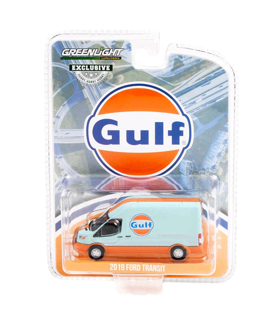 Greenlight - 2019 Ford Transit Van "Gulf Oil" Hobby Exclusive - Scale 1/64