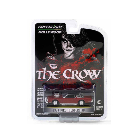 Greenlight Collectibles - 1973 Ford Thunderbird Supercharger The Crow (1994) Movie - Hollywood Series - Scale 1/64
