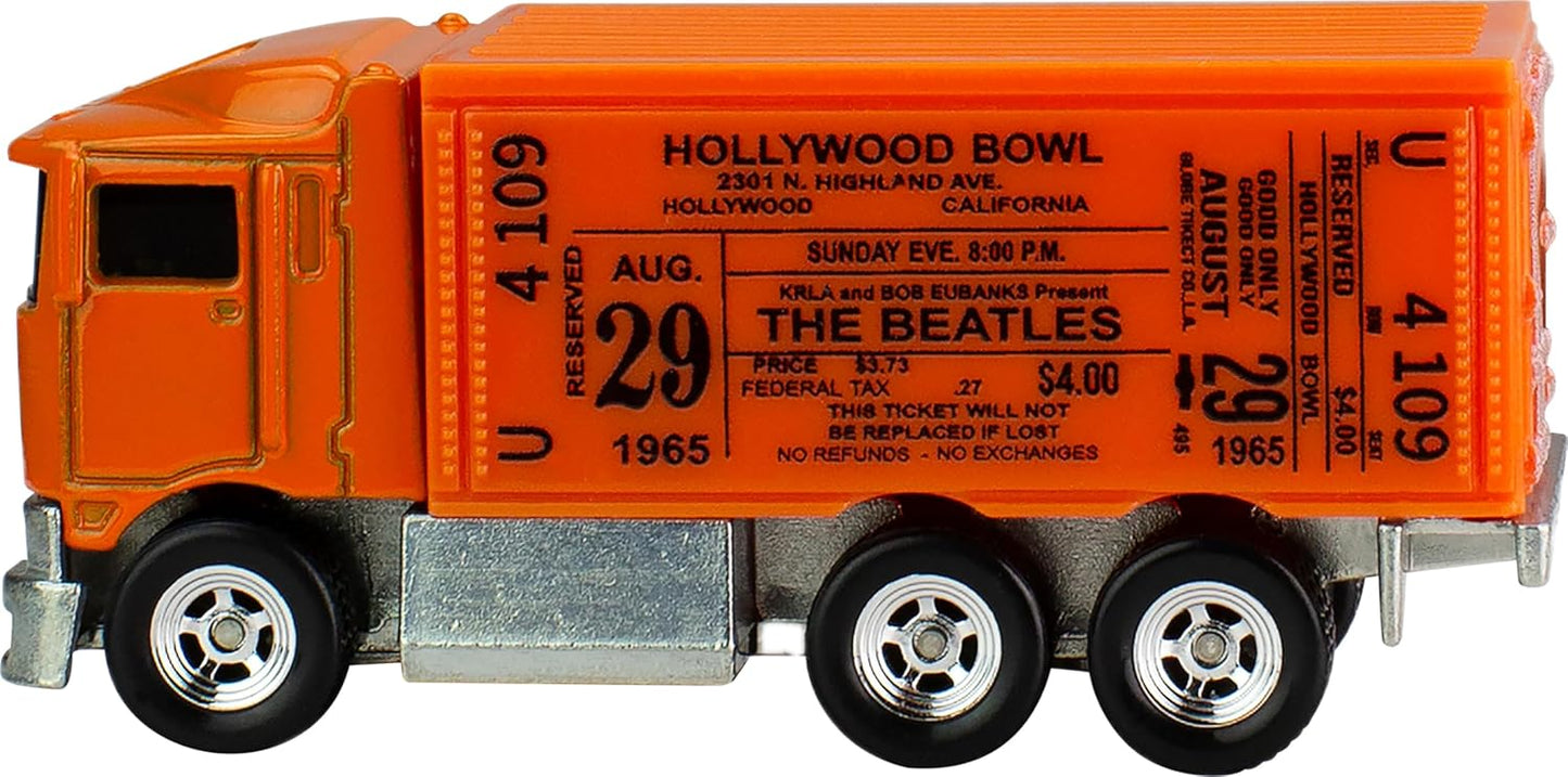 Hot Wheels Premium - The Beatles Hiway Hauler Orange Series Pop Culture - 1/64 Scale