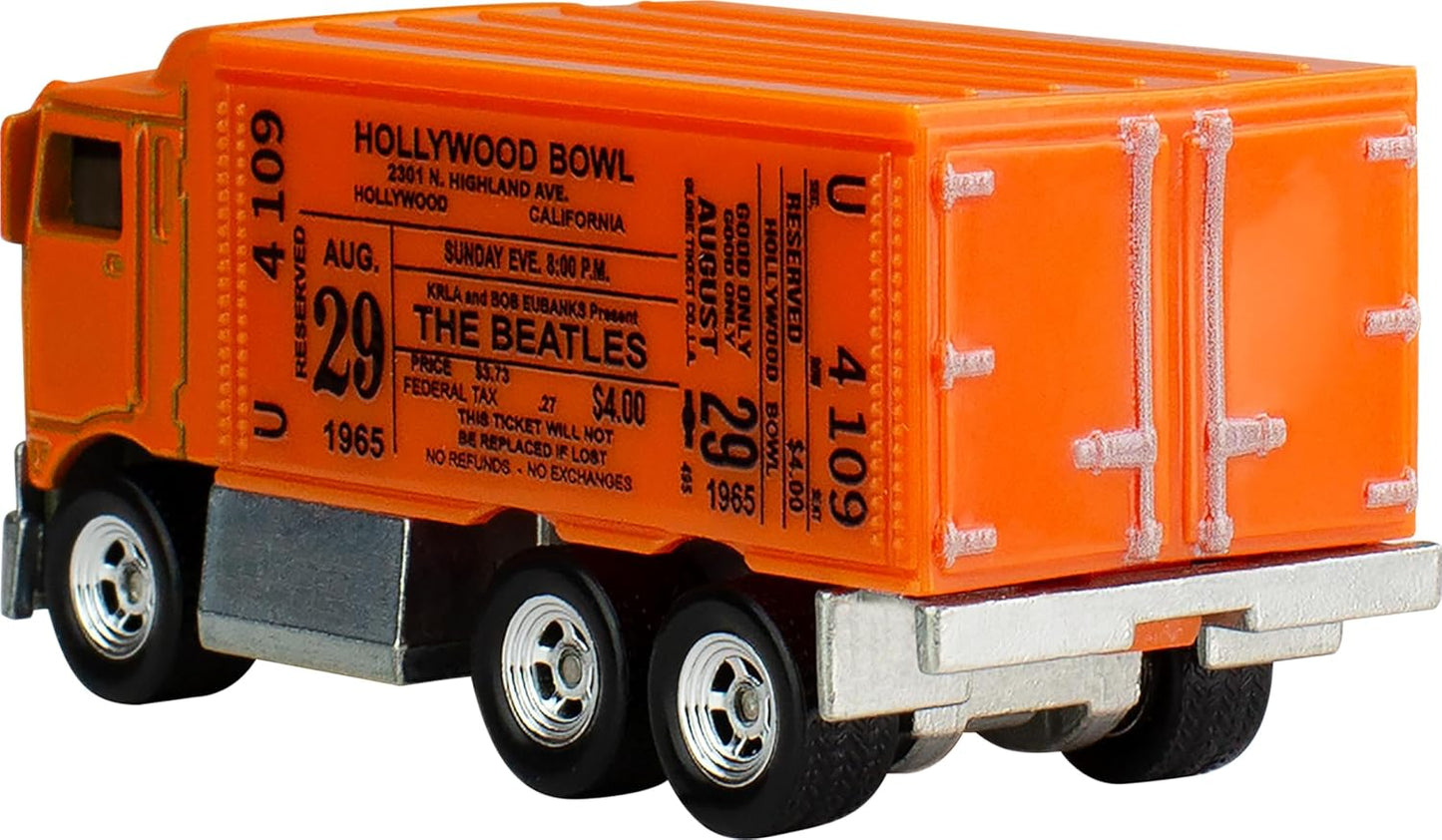 Hot Wheels Premium - The Beatles Hiway Hauler Orange Series Pop Culture - 1/64 Scale