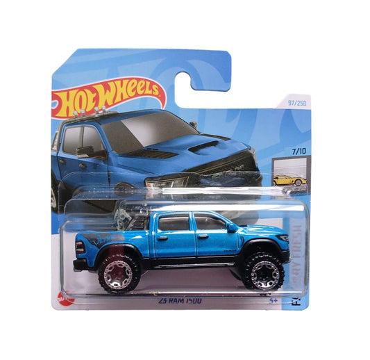 Hot Wheels - '23 RAM 1500 Blue Metallic - HW Factory Fresh 7/10 - Scale 1/64 Approximately