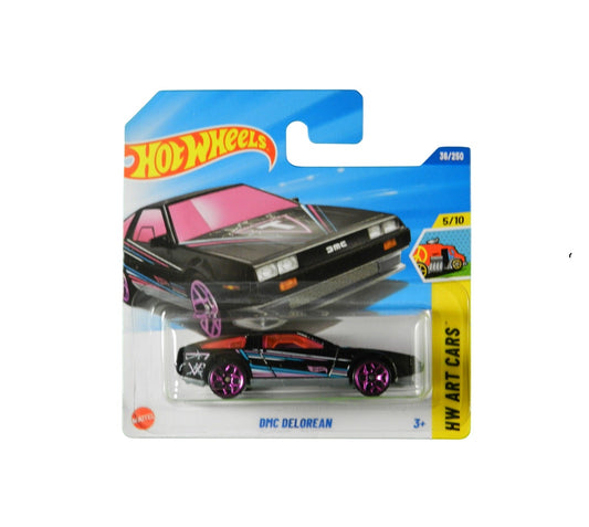 Hot Wheels - DMC DeLorean - HW Art Cars 5/10 - Scale 1/64 Approximately