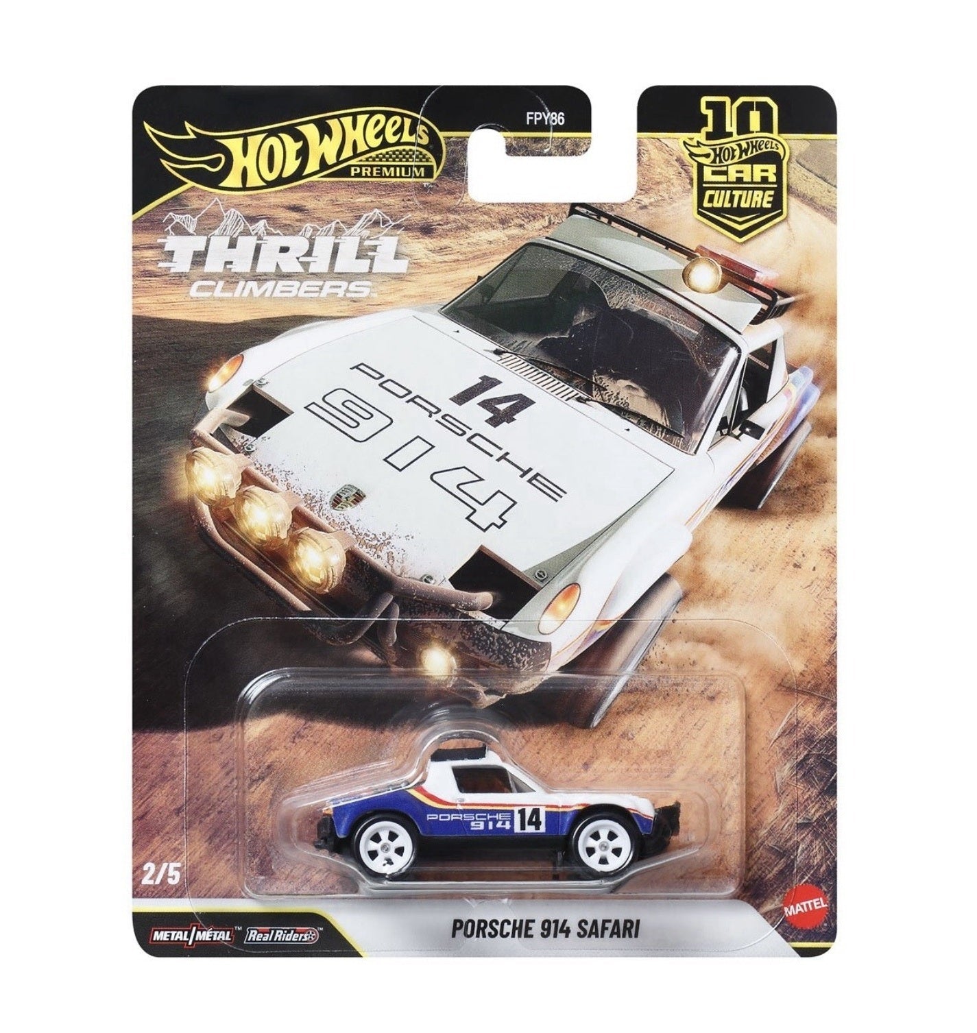 Hot Wheels Premium - Coffret de 5 véhicules Thrill ClimbeRS - Échelle 1/64